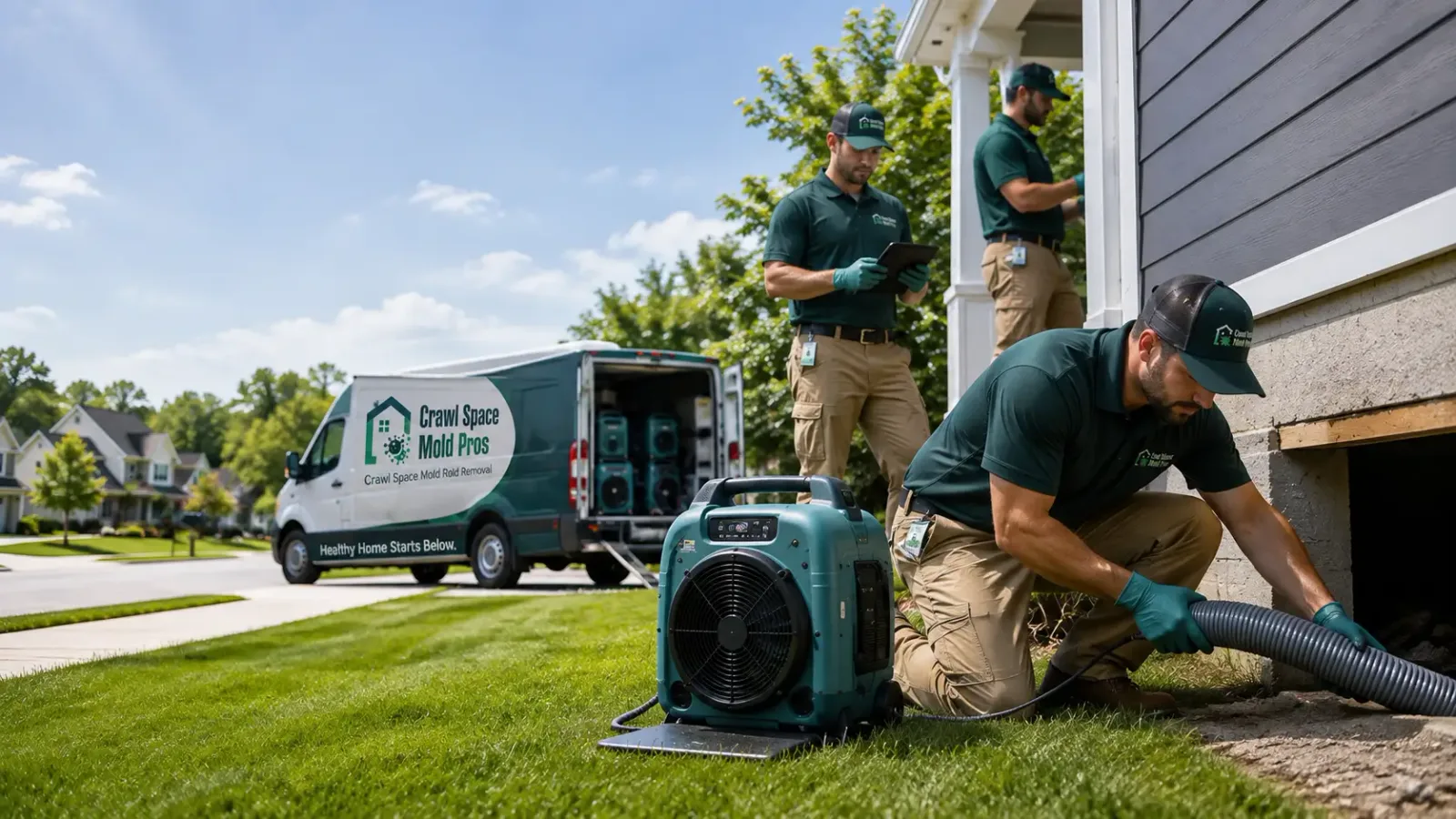 Crawl Space Mold Removal in Stites, ID
